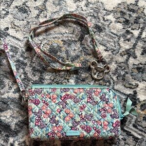 Disney Vera Bradley Wristlet and lanyard